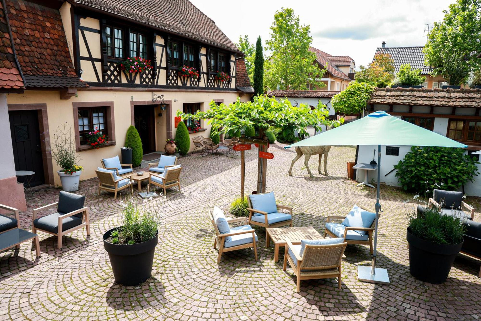 Hotel - Restaurant Le Cerf & Spa Marlenheim Eksteriør billede